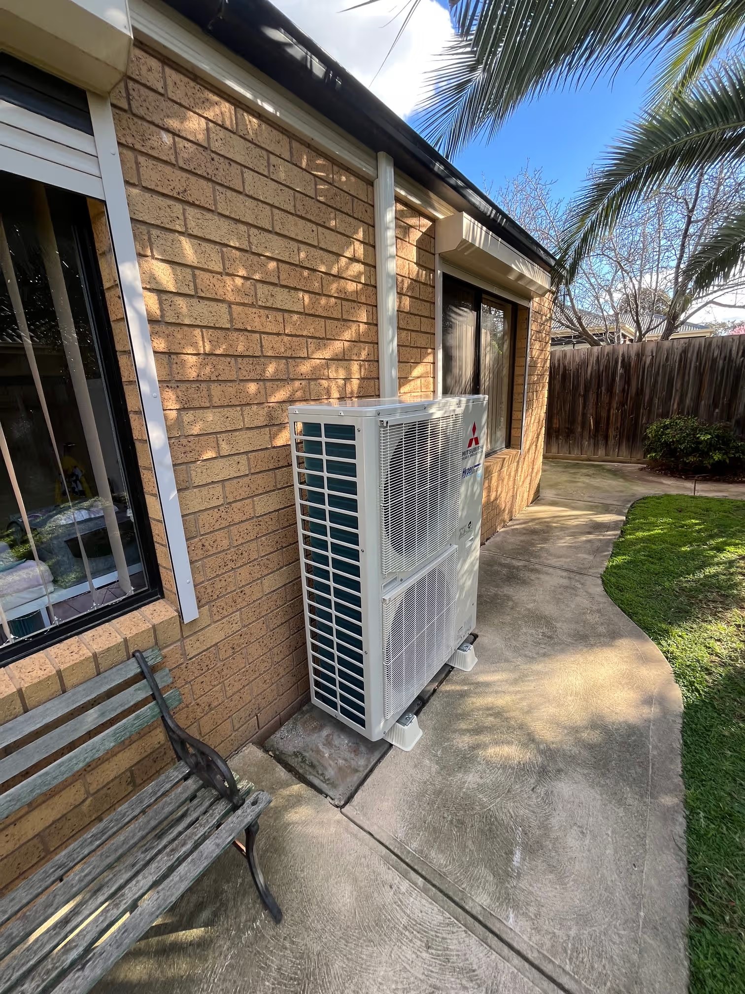AC condenser install, Werribee, VIC